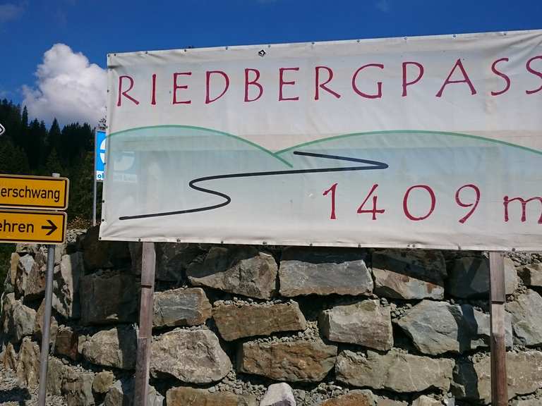 Riedbergpass Rennradfahren und Rennradtouren komoot