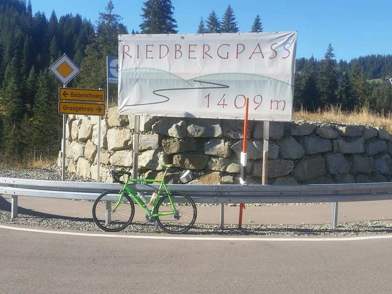 Riedbergpass Rennradfahren und Rennradtouren komoot