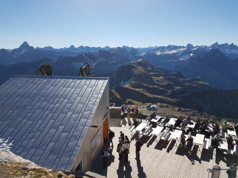 Komoot-Vorschau: Gipfel des Nebelhorns – Wander- & Radrouten | Komoot