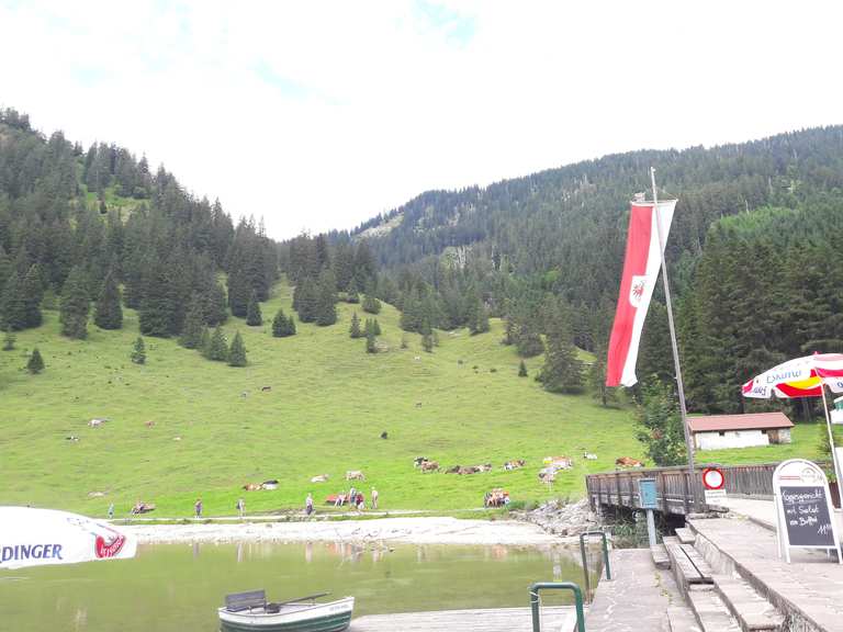 Vilsalpsee Westufer Oberjoch, Oberallgäu Radtouren