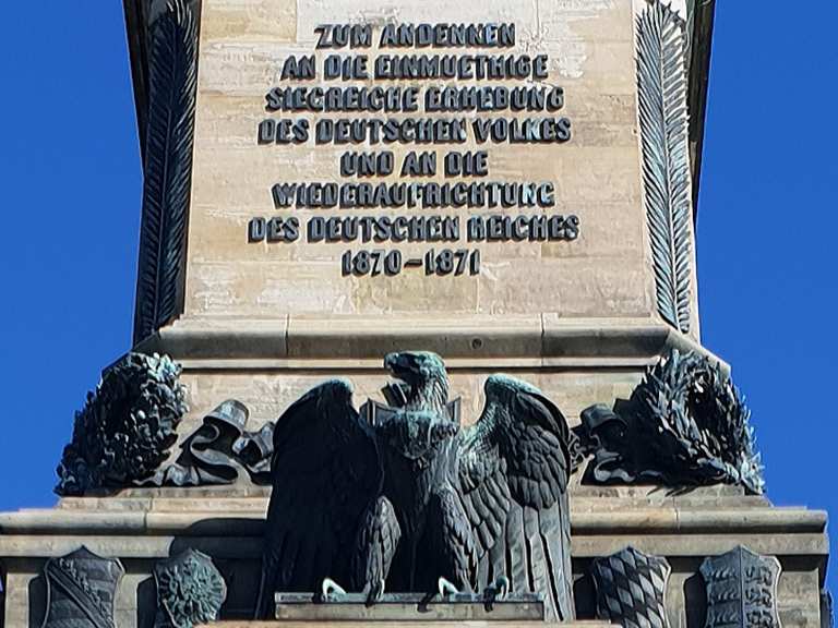 Göttin Germania - Niederwalddenkmal / Rüdesheim 🚴‍♂️ ...