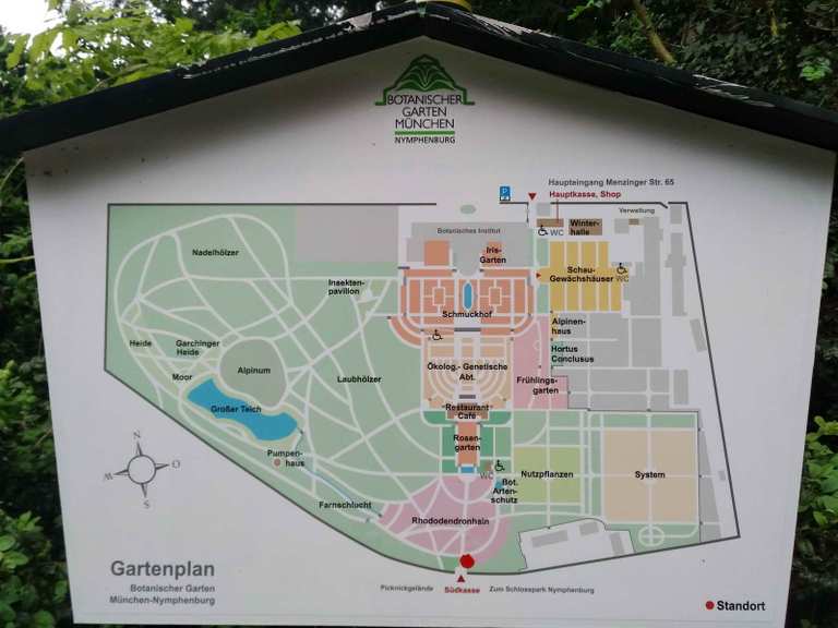 Botanischer Garten - Südeingang - Itinéraires de rando et marche | Komoot