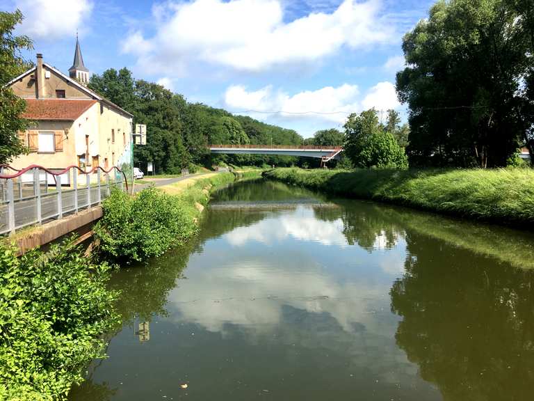 Canal des Houilléres de la Sarre Itinéraires vélo et carte Komoot