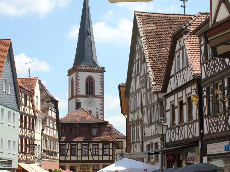 Historische Innenstadt Lohr am Main Wanderungen und Rundwege komoot