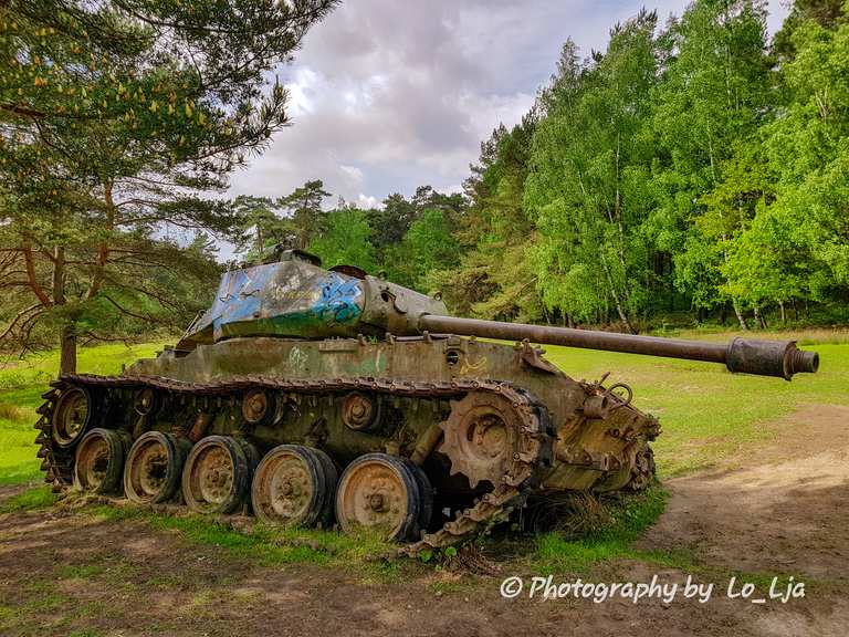 Brander Wald - Panzer, Schießanlage und Natur - Regierungsbezirk Köln