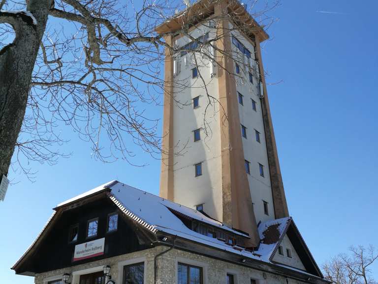 Roßberg mit Aussichtsturm Wanderungen und Rundwege komoot