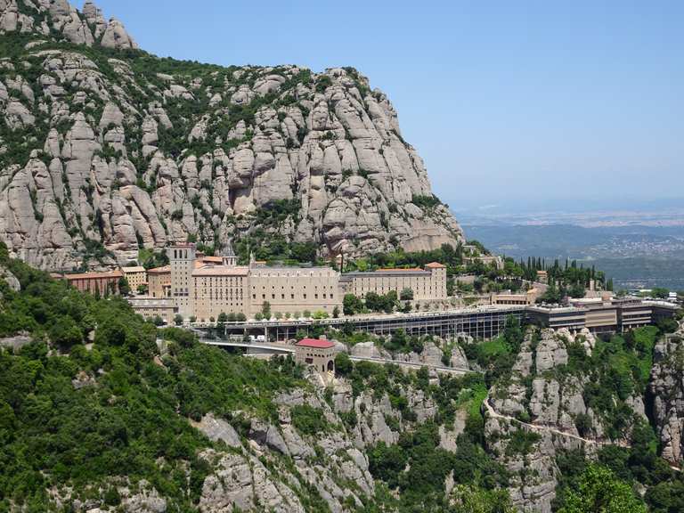 Montserrat: Wandern vom Kloster auf den Sant Jeroni Gipfel