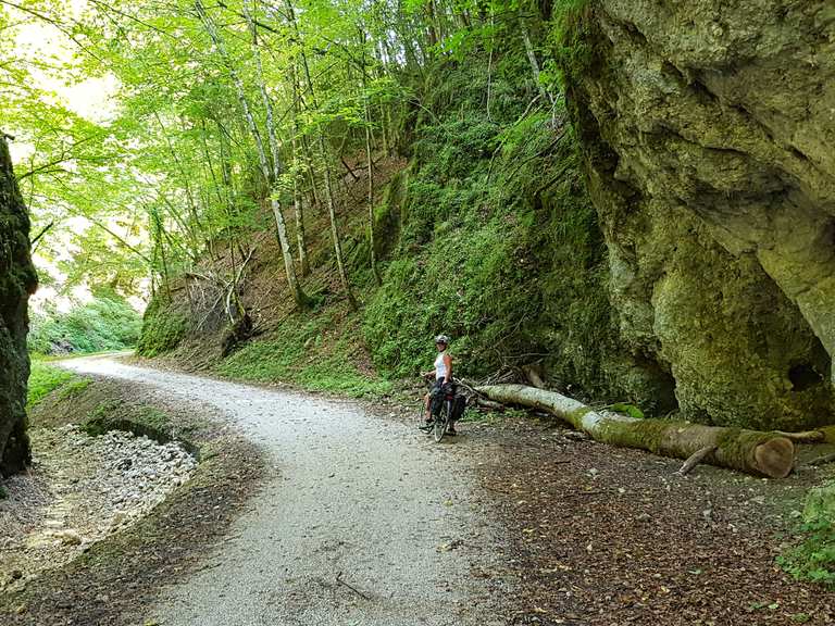 Trailfinger Schlucht Münsingen, Reutlingen Radtouren