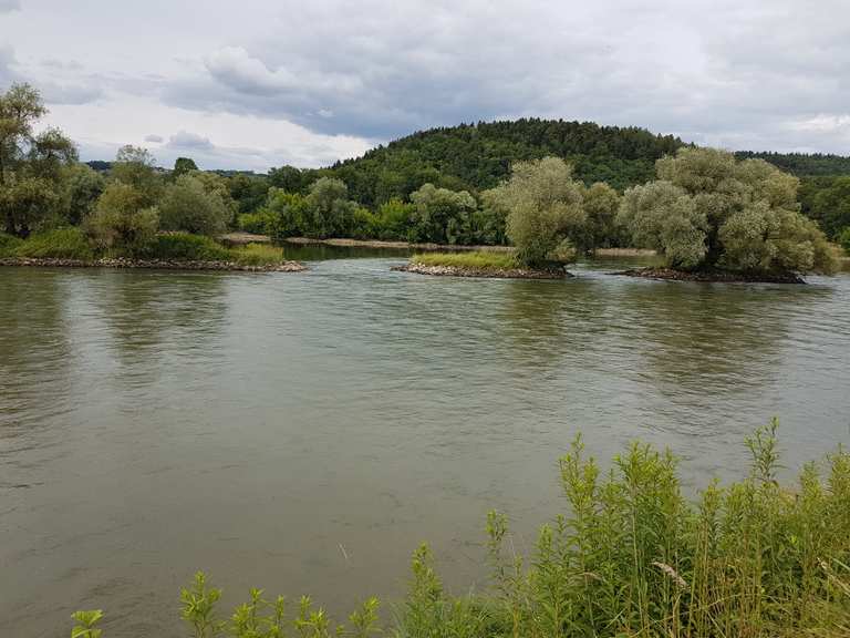 Isarmündung in die Donau Wanderungen und Rundwege komoot