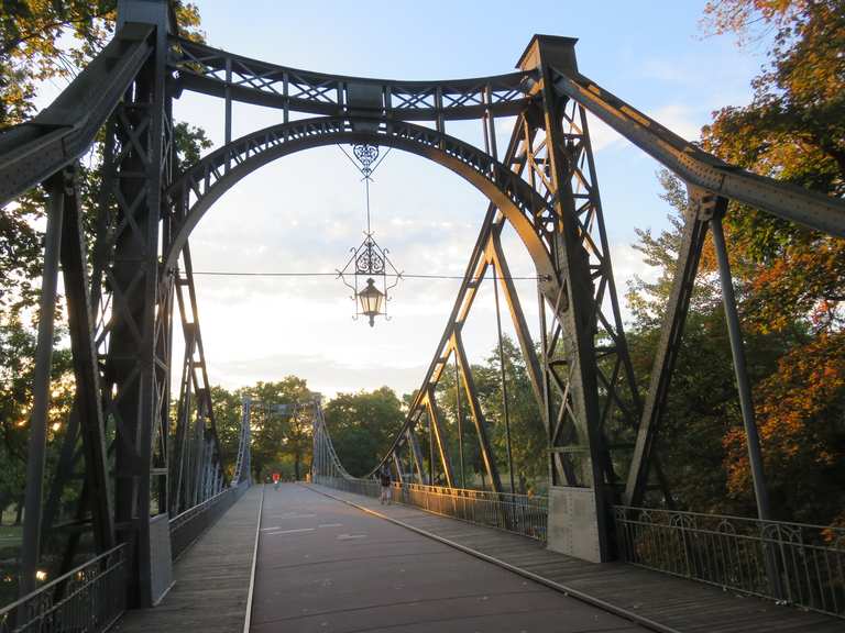 Peißnitzbrücke Halle : Radtouren und Radwege | komoot