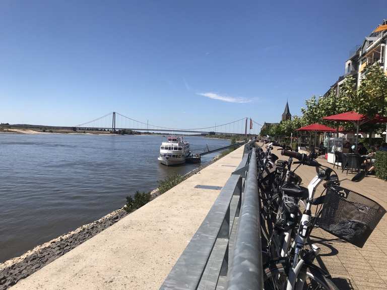 fahrrad von emmerich am rhein nach till