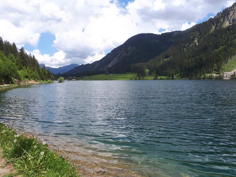 Vilsalpsee Westufer Oberjoch, Oberallgäu Radtouren