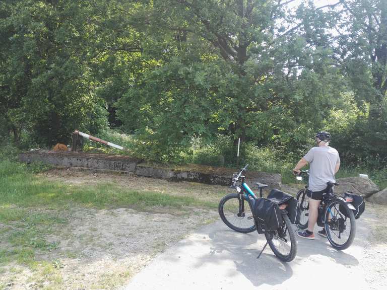 Grenzübergang nach Tschechien für Fahrrad und Fußgänger