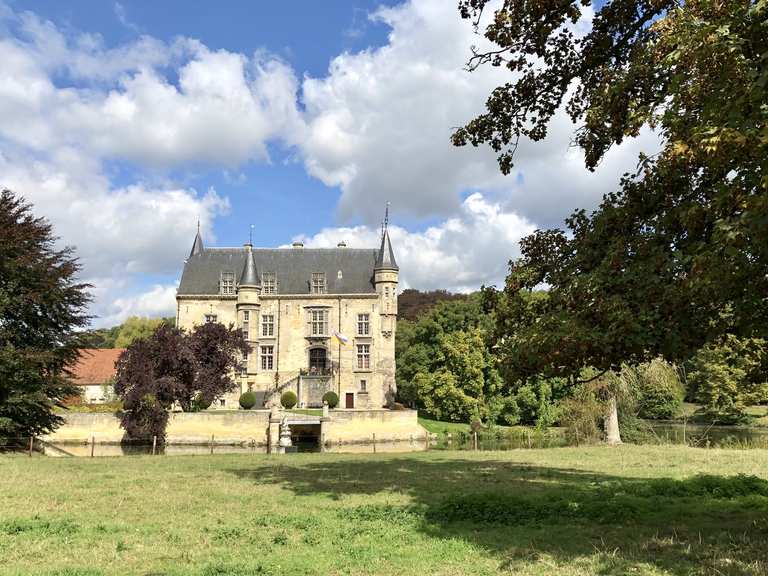 Kasteel Schaloen Oud Valkenburg wandelroutes en hikes Komoot
