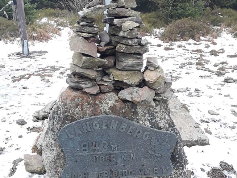 Langenberg (höchster Berg NordrheinWestfalens) Wanderungen und