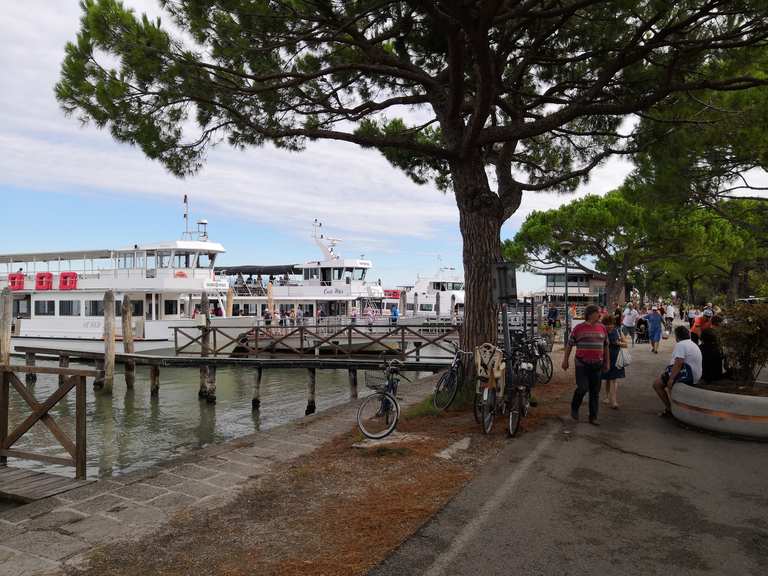 fähre tronchetto nach punta sabbioni mit fahrrad