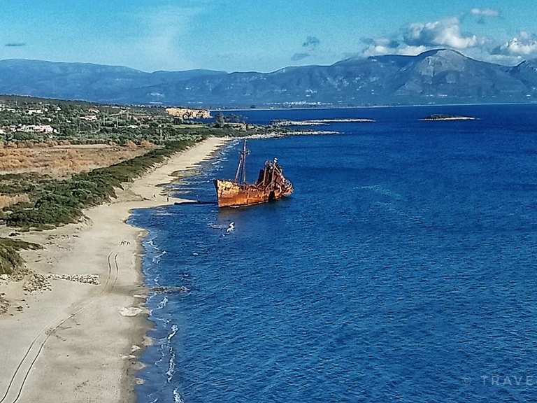 Dimitrios Shipwreck Valtaki Beach Selinitsa Lakonien Griechenland Radtouren Tipps Fotos Komoot