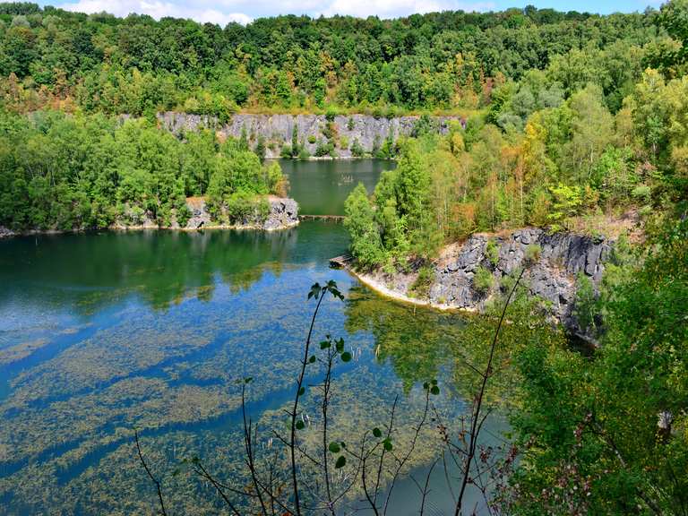 Steinbruch Schlupkothen See Wanderungen und Rundwege komoot