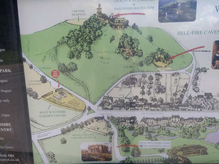 Dashwood Mausoleum Routes and Map Komoot