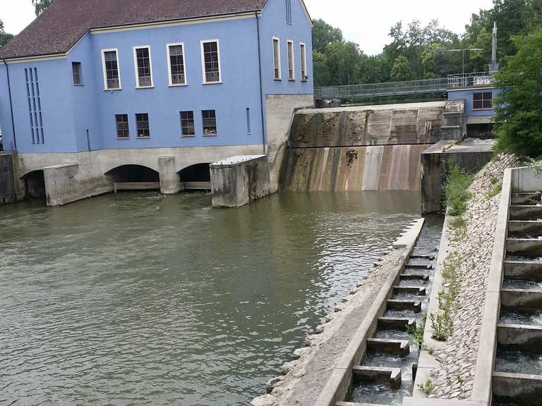 Wasserkraftwerk Dachau Wanderungen und Rundwege komoot