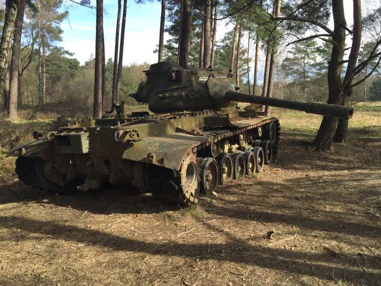 Brander Wald - Panzer, Schießanlage und Natur: Wanderungen und Rundwege