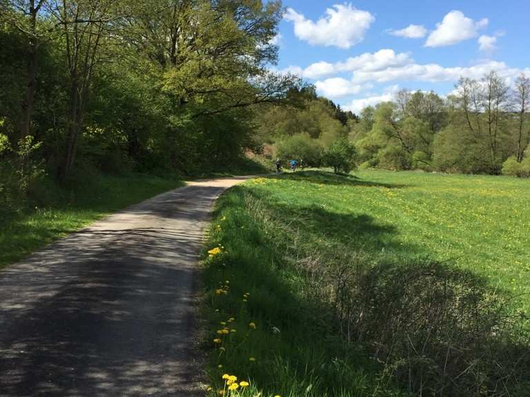 WerraAue WerratalRadweg Runde von Meiningen Fahrradtour Komoot
