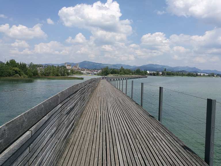 Holzbrücke Rapperswil - Hurden - Rapperswil-Jona, See ...