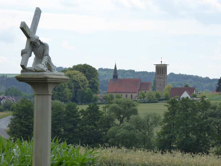 Hl. Kreuzkirche Seibelsdorf Wanderungen und Rundwege komoot