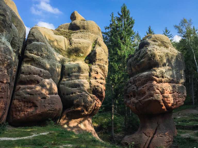 Töpfer - Felsentor – Kelchstein Runde von Kurort Oybin | Wanderung | Komoot