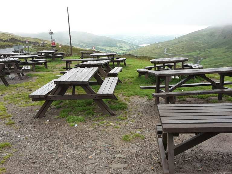 Views over Grasmere Kirkstone Pass loop from Threlkeld Quarry bike