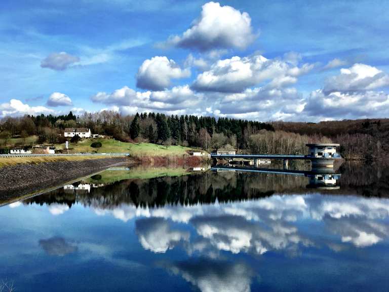 Große Dhünntalsperre Dhünntalsperre Runde von Butscheid Wanderung
