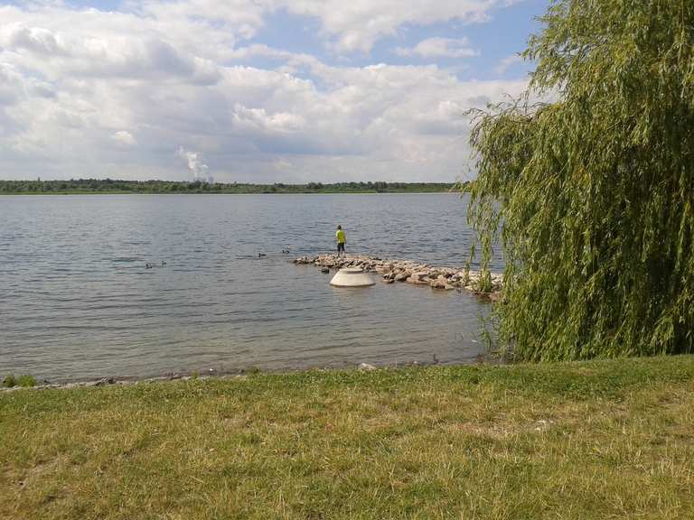 markkleeberger see fahrrad