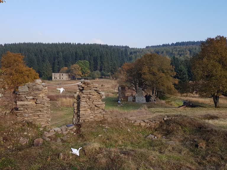 Königsmühle , der vergessene Ort im Erzgebirge Radtouren und Radwege
