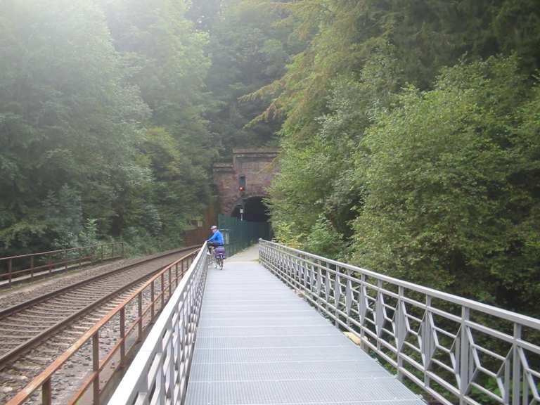 Super Radweg an der Kyll (derzeit an mehreren Stellen gesperrt