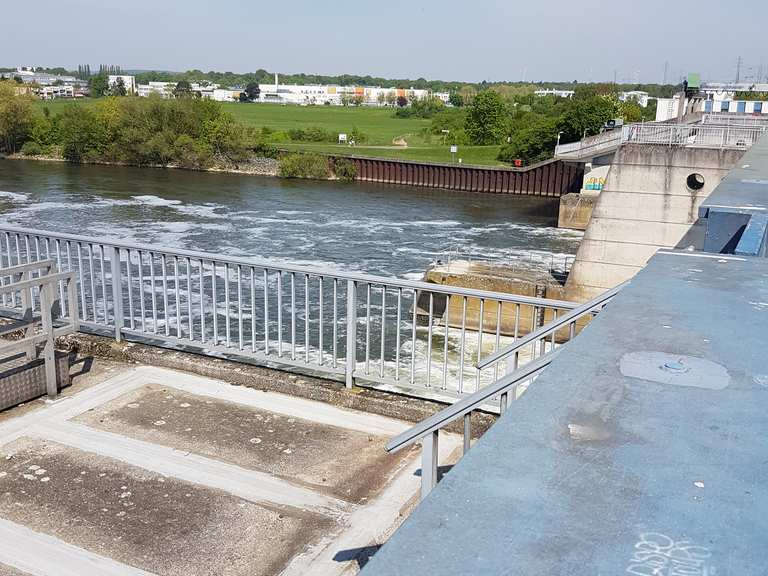 Staustufe und Schleuse Mühlheim Maintal, MainKinzig