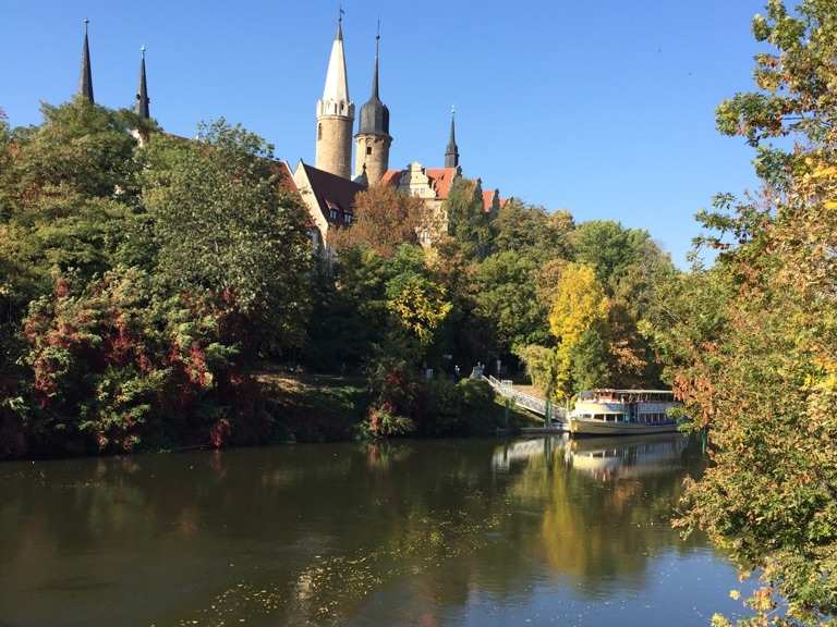 Saalebrücke Merseburg Radtouren und Radwege komoot