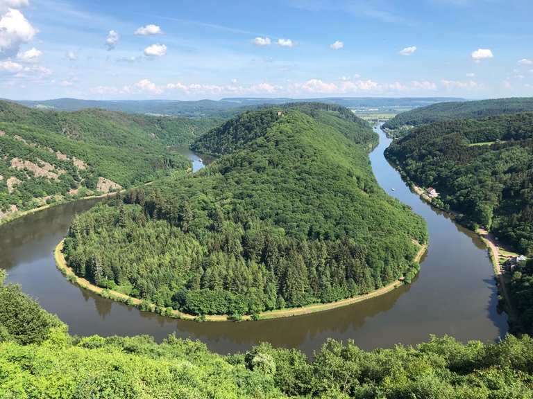 Saarschleife von der Cloef aus Routes for Walking and Hiking | Komoot