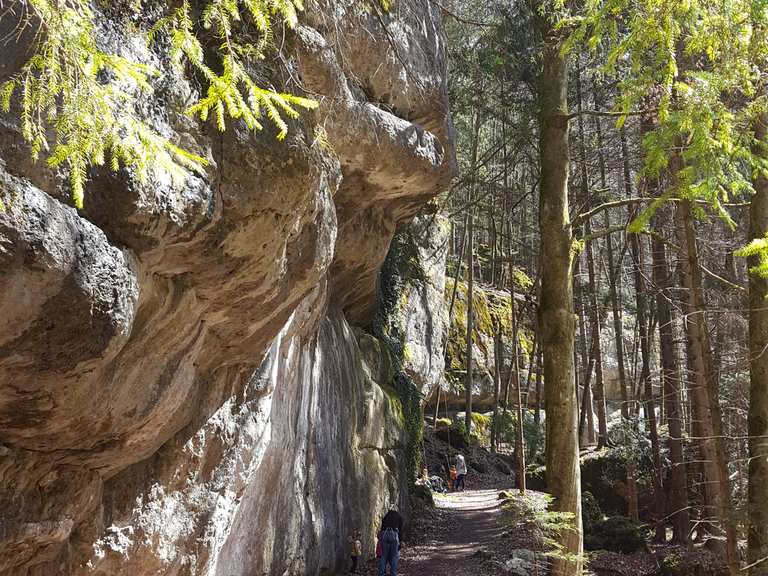 Klumpertal Tolle Felsformationen Runde von Elbersberg Wanderung