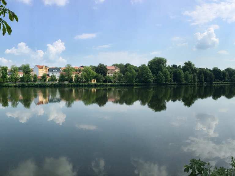 Teichpromenade Blaue Flut Wanderungen und Rundwege komoot