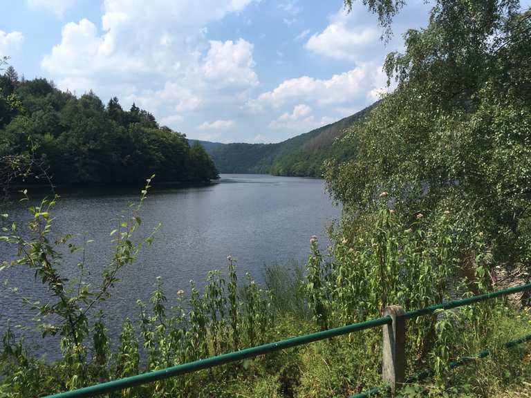 Blick auf den Rursee Einruhr, Aachen Wandertipps & Fotos Komoot