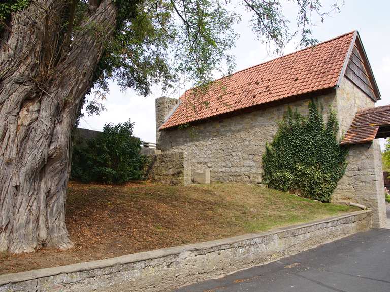 Kirchenburg Aschfeld MountainbikeTouren und Trails komoot