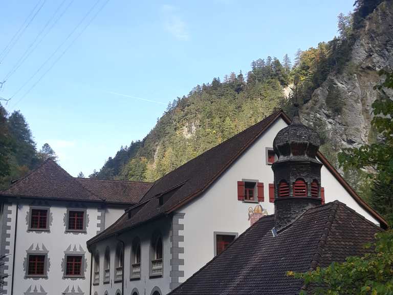 Altes Bad Pfäfers Wanderungen und Rundwege komoot