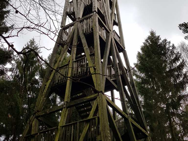 Hahnheider Turm (Großer Hahnheider Berg) Wanderungen und Rundwege komoot