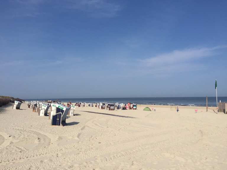 Strand Meer Auf Norderney