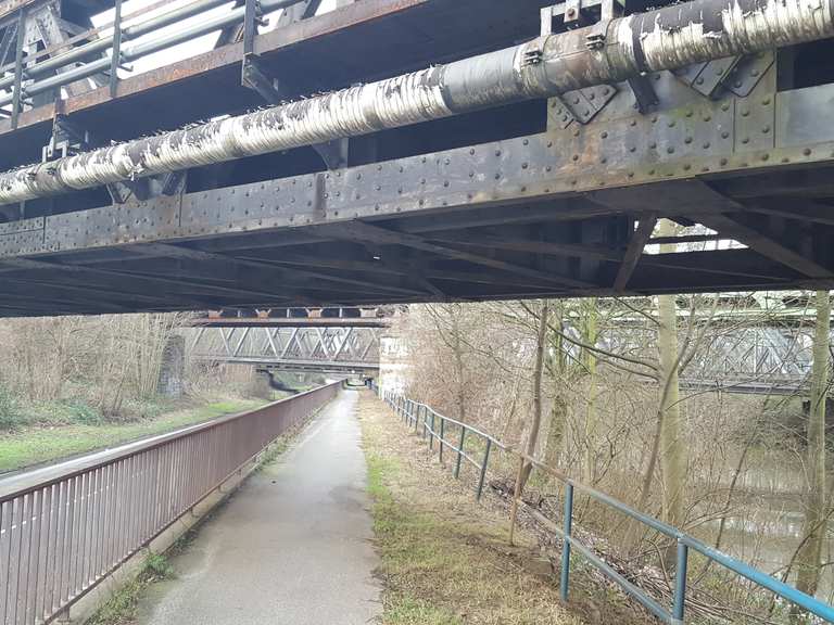 Styrumer Ruhraue Wasserkraftwerk Raffelberg Runde von