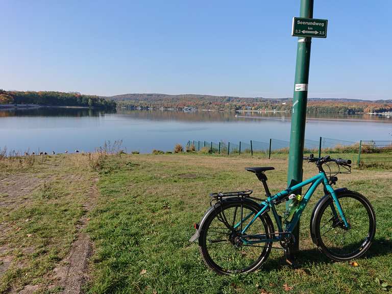 Staumauer Bostalsee Nohfelden, St. Wendel Radtouren