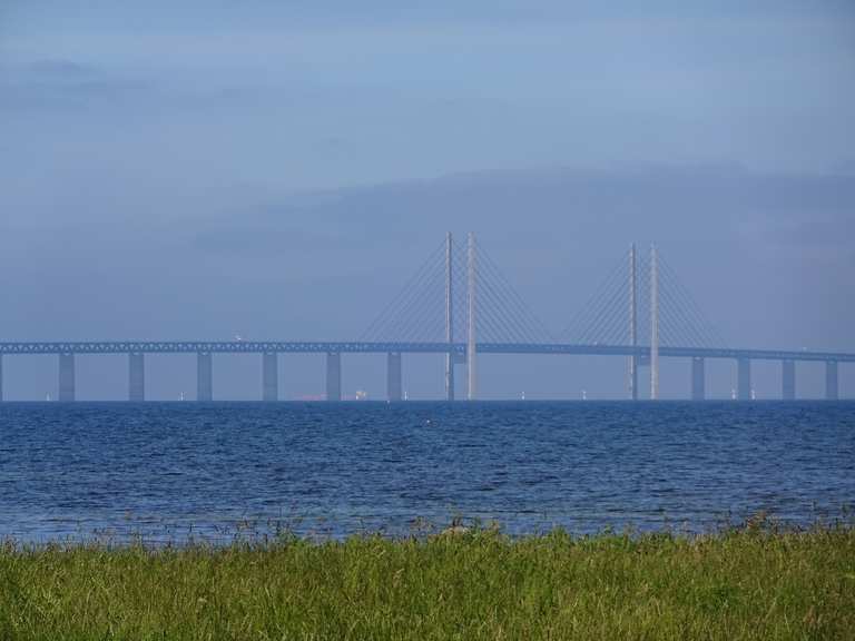 öresundbrücke mit fahrrad