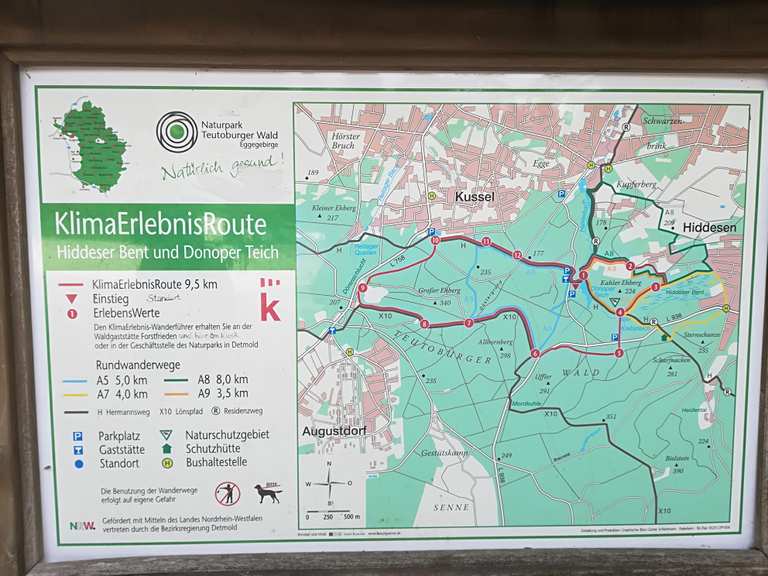 Detmold Donoper Teich Cycle Routes and Map Komoot