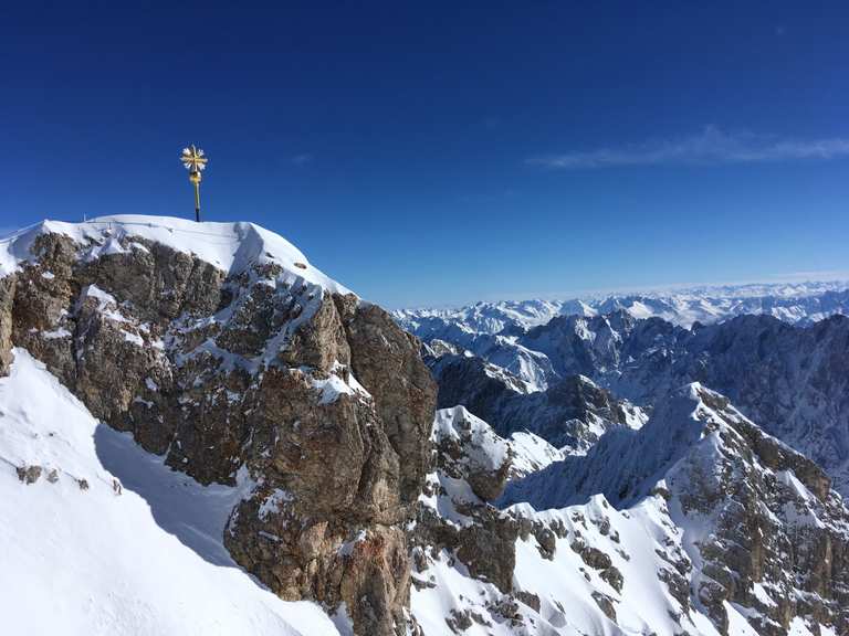  Zugspitze  Gipfel  Grainau Garmisch Partenkirchen 