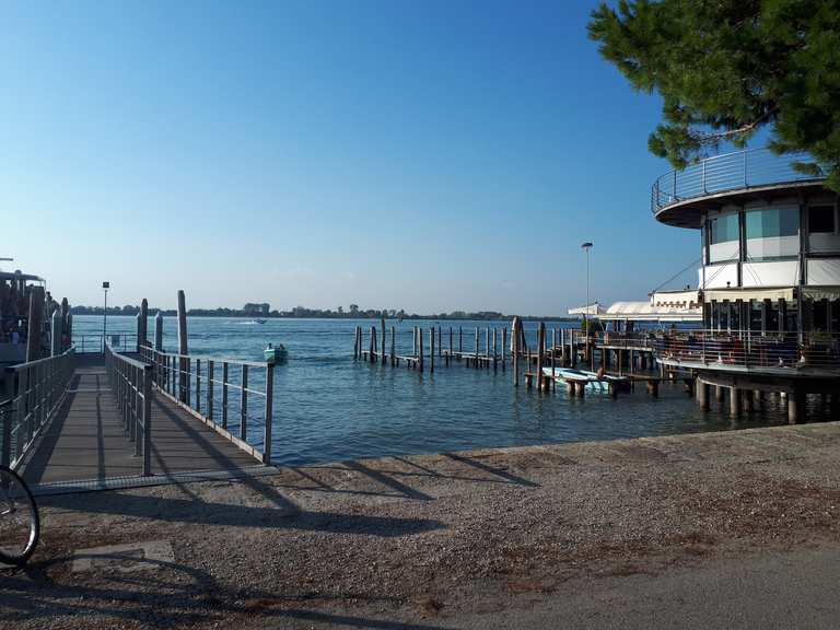 fähre tronchetto nach punta sabbioni mit fahrrad